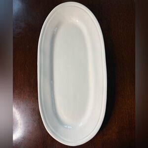 Viva by Vietri White Oval Serving Platter 16.5” Made in Italy